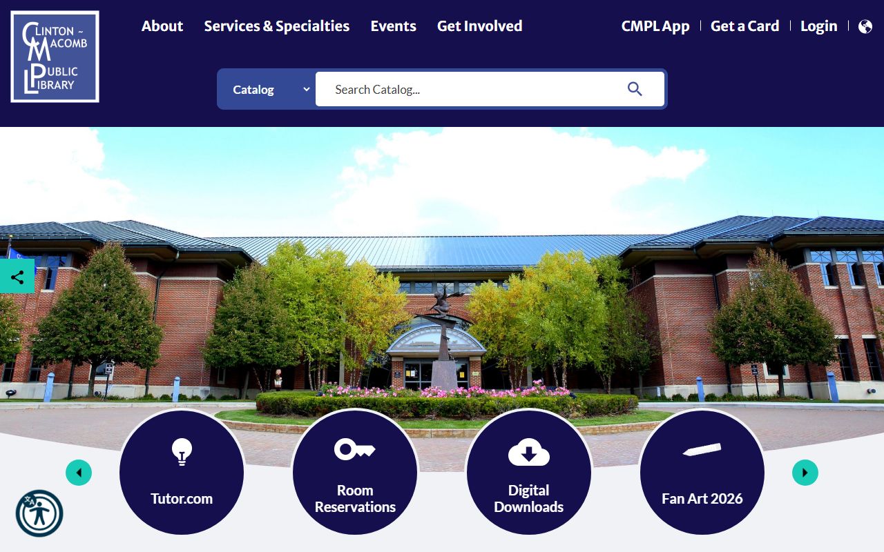 Clinton-Macomb Public Library Donald W. Green Local History Room for Clinton Township death records