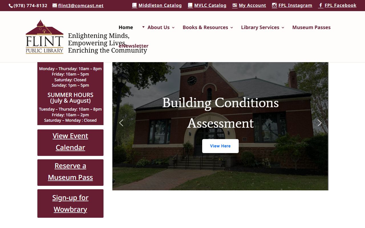 Flint Public Library website with genealogy collection and Flint Journal obituary indexes