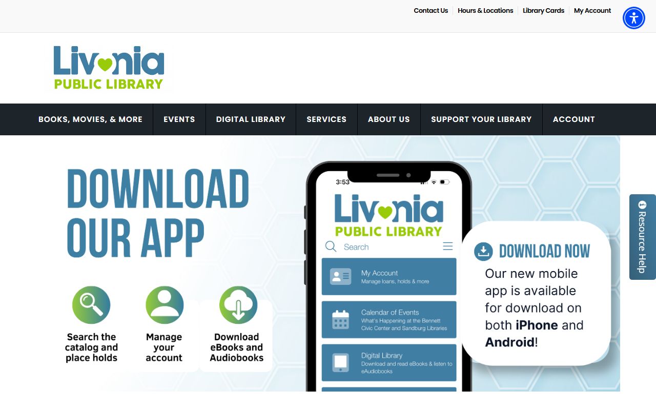 Livonia Public Library genealogy resources and obituary request service for Livonia death records