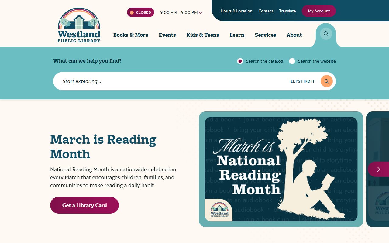 William P. Faust Public Library in Westland Michigan for obituary and death record research