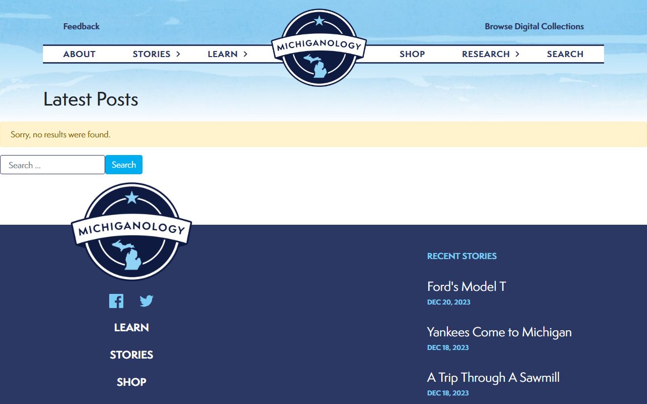 GENDIS search interface for Michigan obituary and death records from 1867 to 1897